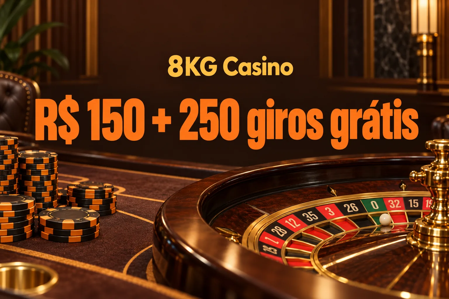 R$150 + 250 giros grátis